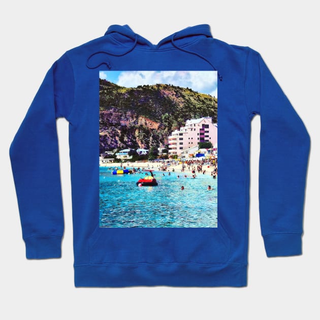 Philipsburg Sint Maarten Beach Hoodie by SusanSavad